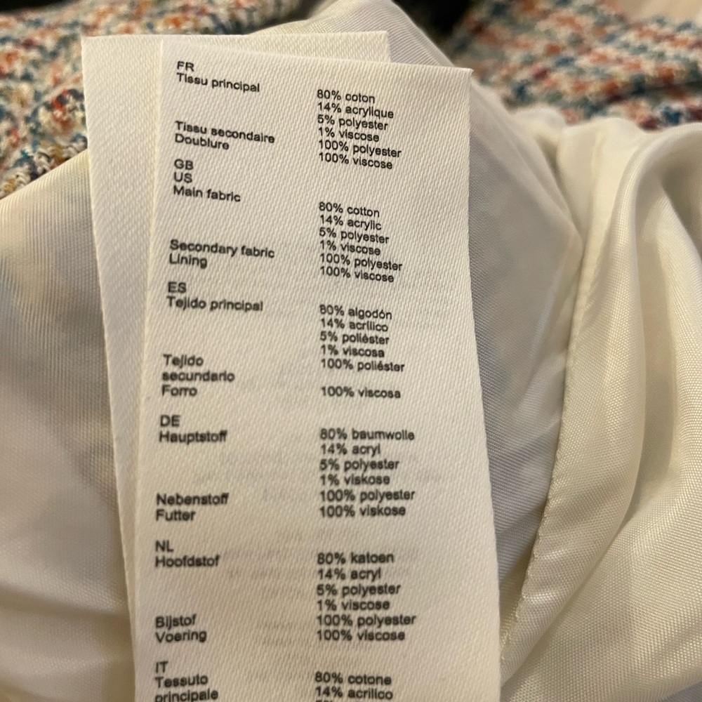 Maje Multicolor Houndstooth Skort - image 6